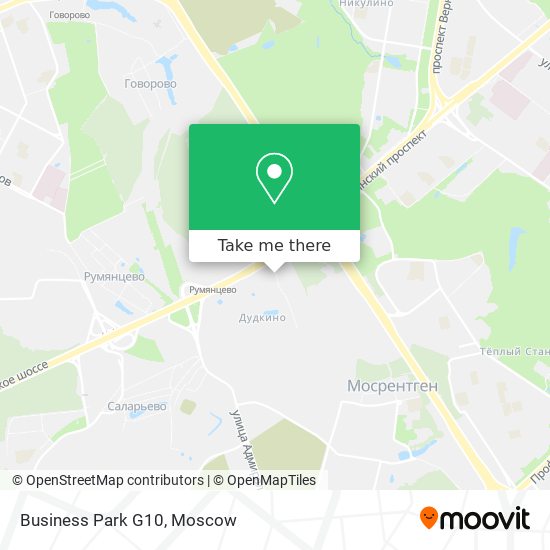 Business Park G10 map