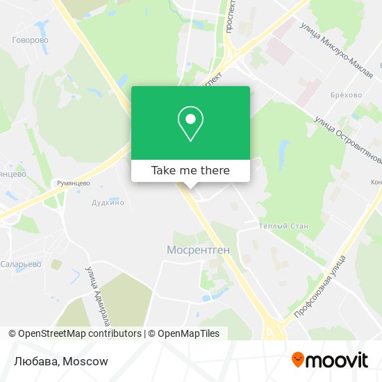 Любава map