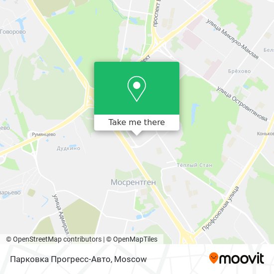 Парковка Прогресс-Aвто map