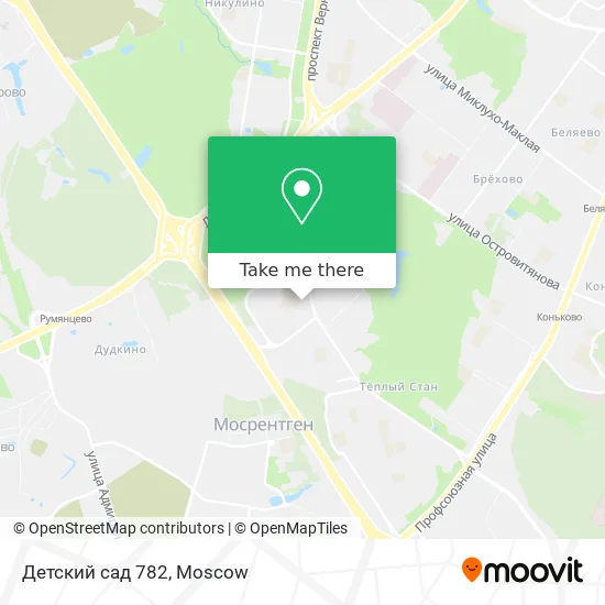 Детский сад 782 map
