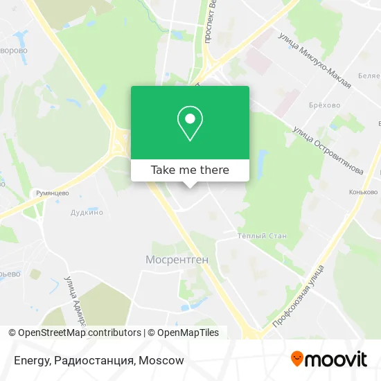 Energy, Радиостанция map