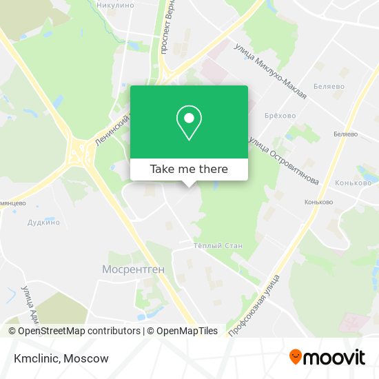 Kmclinic map