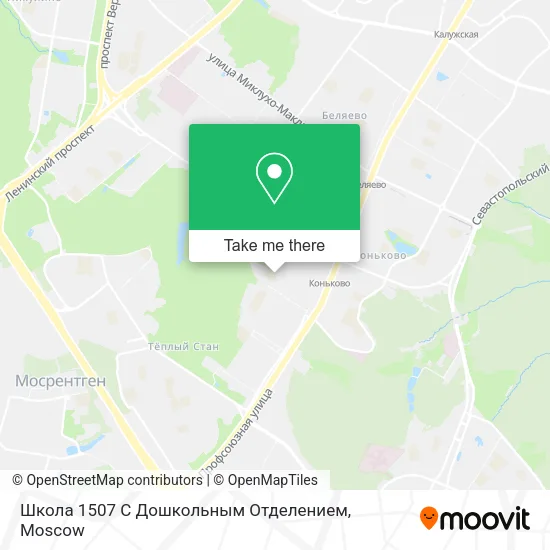 Школа 1507 С Дошкольным Отделением map
