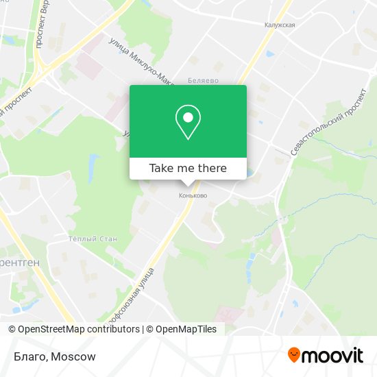 Благо map
