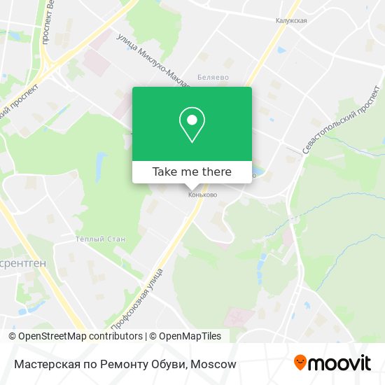 Мастерская по Ремонту Обуви map