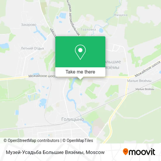 Музей-Усадьба Большие Вязёмы map