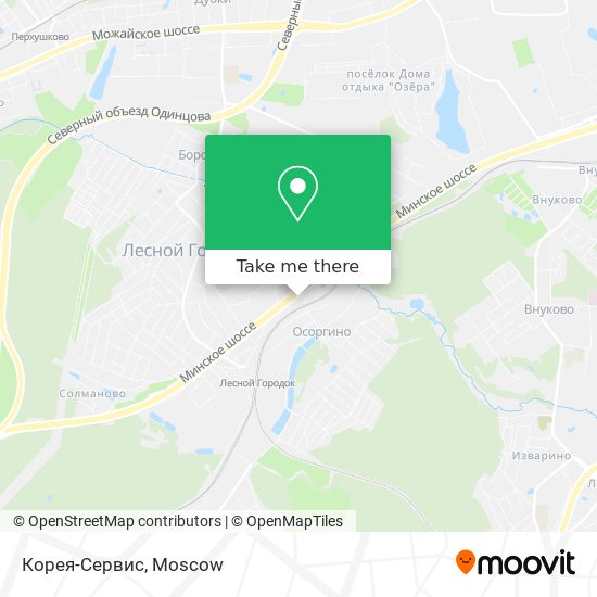 Корея-Сервис map