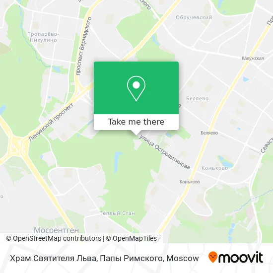 Храм Святителя Льва, Папы Римского map