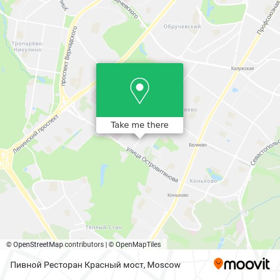 Пивной Ресторан Красный мост map