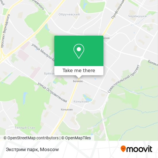 Экстрим парк map