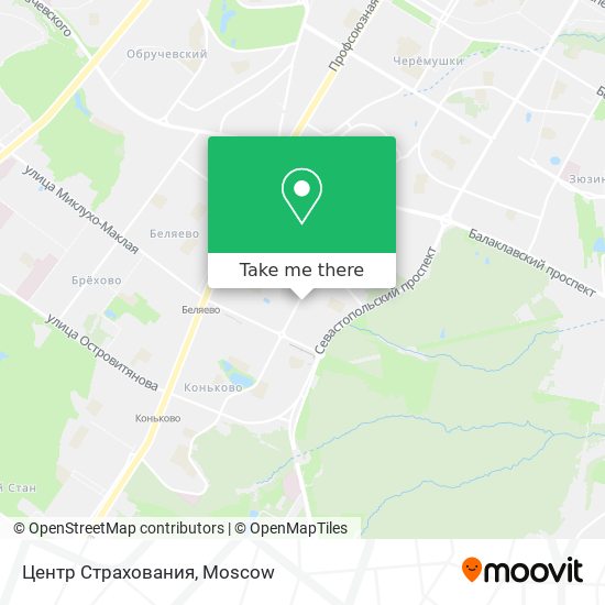 Центр Страхования map