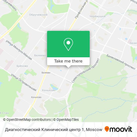 Диагностический Клинический центр 1 map