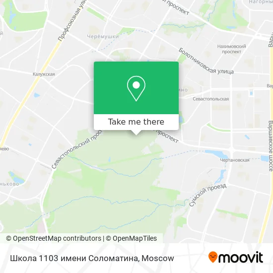 Школа 1103 имени Соломатина map
