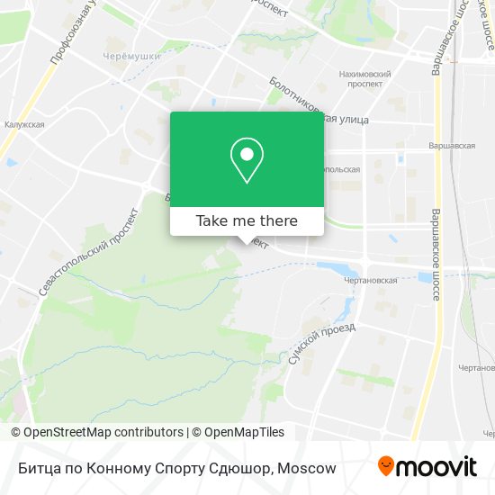 Битца по Конному Спорту Сдюшор map