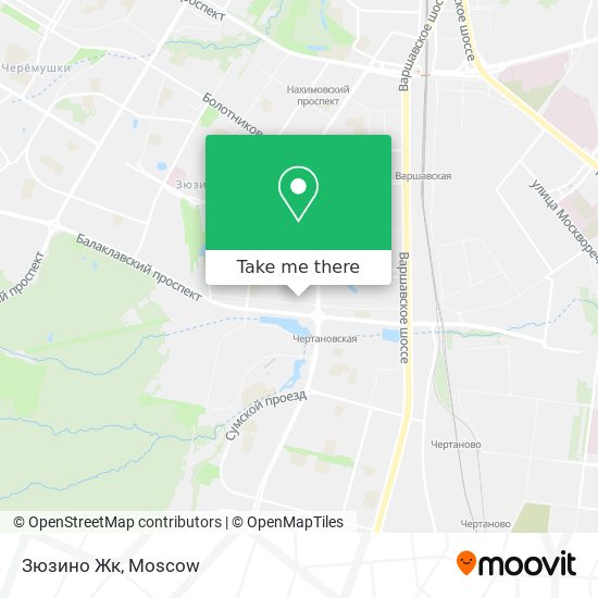 Зюзино Жк map