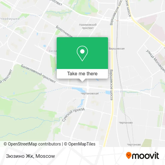 Зюзино Жк map
