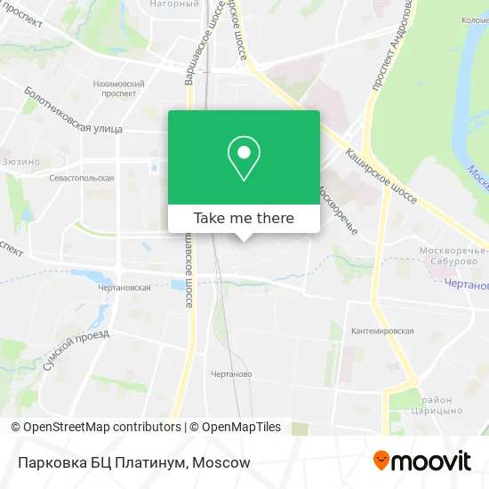 Парковка БЦ Платинум map