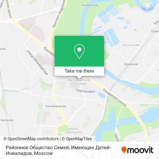 Районное Общество Семей, Имеющих Детей-Инвалидов map