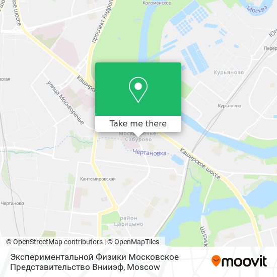 Экспериментальной Физики Московское Представительство Внииэф map