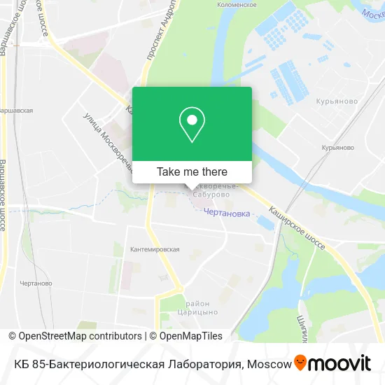 КБ 85-Бактериологическая Лаборатория map