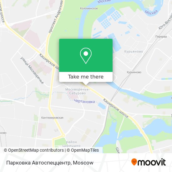 Парковка Автоспеццентр map