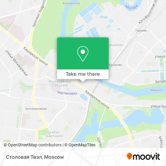 Столовая Твэл map