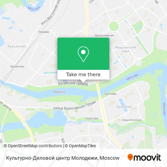 Культурно-Деловой центр Молодежи map