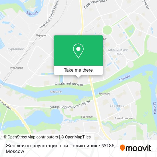 Женская консультация при Поликлинике №185 map