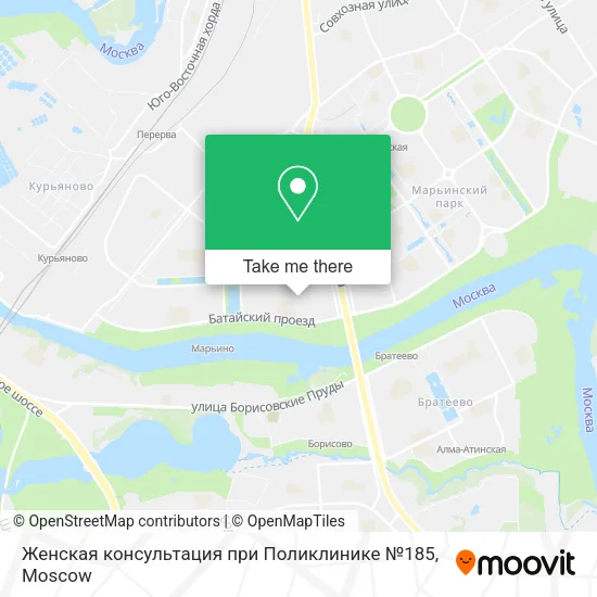 Женская консультация при Поликлинике №185 map