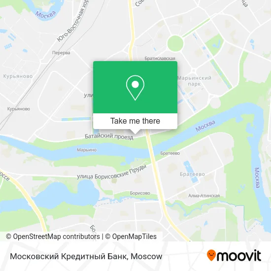 Московский Кредитный Банк map