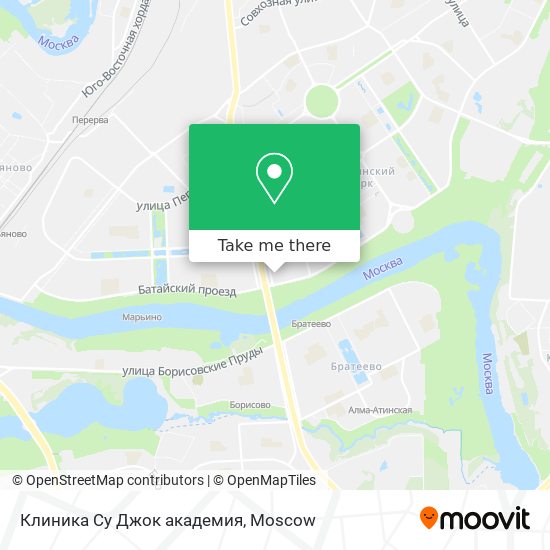 Клиника Су Джок академия map