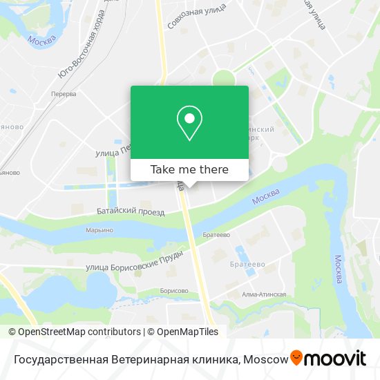 Государственная Ветеринарная клиника map