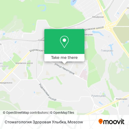 Стоматология Здоровая Улыбка map