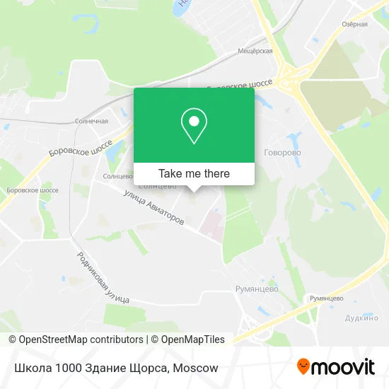 Школа 1000 Здание Щорса map