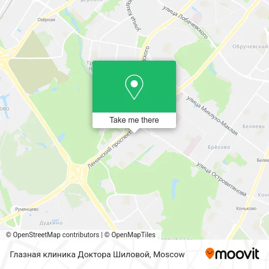 Глазная клиника Доктора Шиловой map