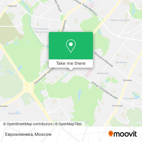 Евроклиника map