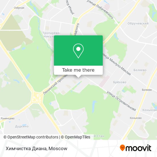 Химчистка Диана map
