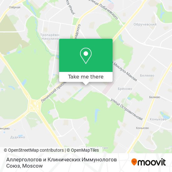 Аллергологов и Клинических Иммунологов Союз map