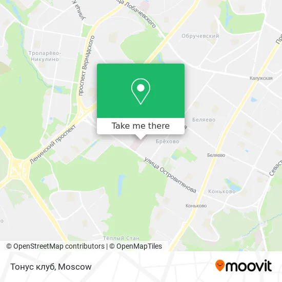 Тонус клуб map