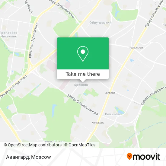 Авангард map