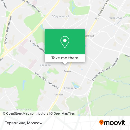 Терволина map