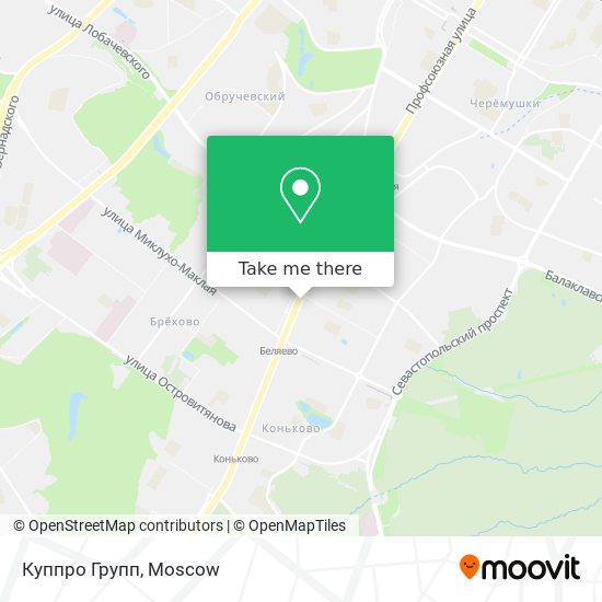 Куппро Групп map