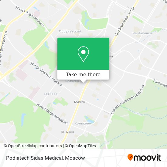 Podiatech Sidas Medical map