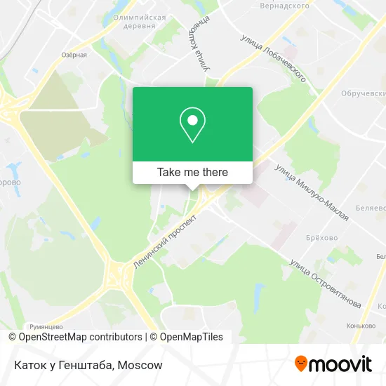 Каток у Генштаба map