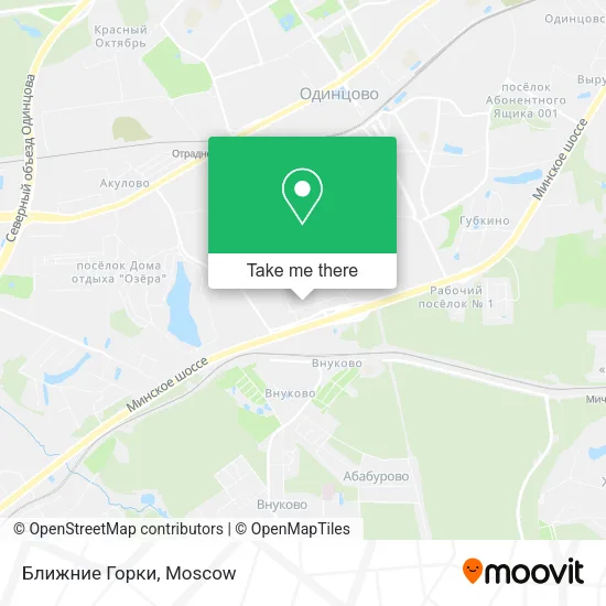 Ближние Горки map
