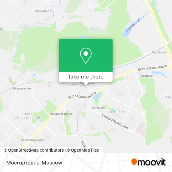 Мосгортранс map