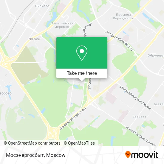 Мосэнергосбыт map