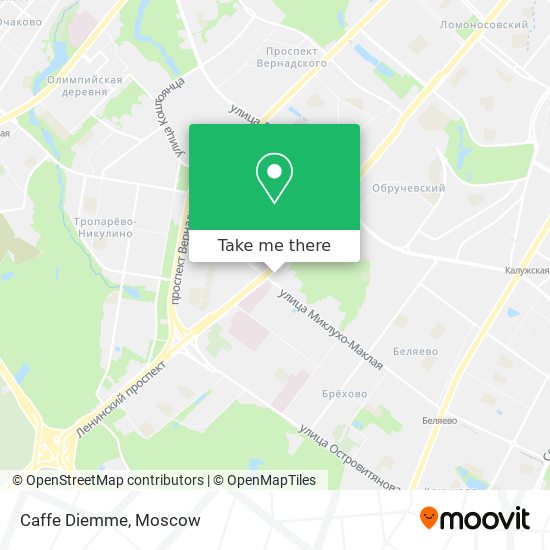 Caffe Diemme map