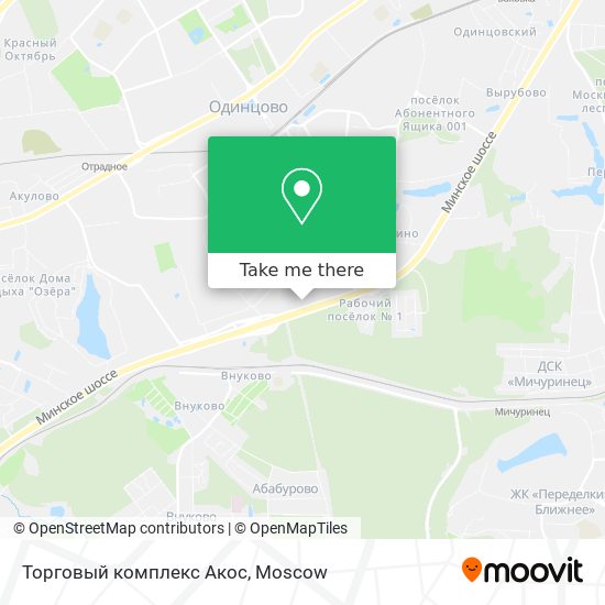 Торговый комплекс Акос map