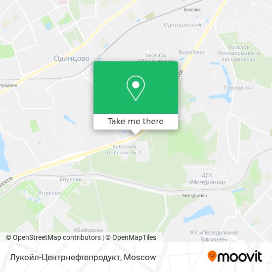 Лукойл-Центрнефтепродукт map